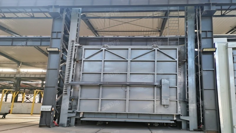Trolley heat treatment resistance furnace