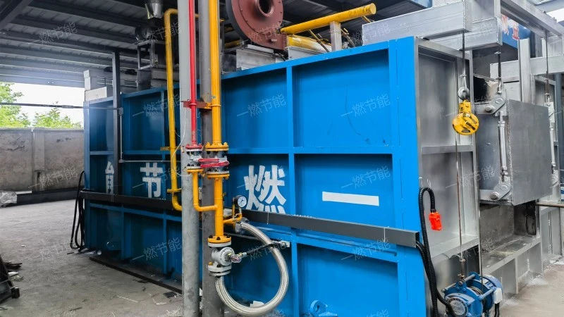 Gas through furnace