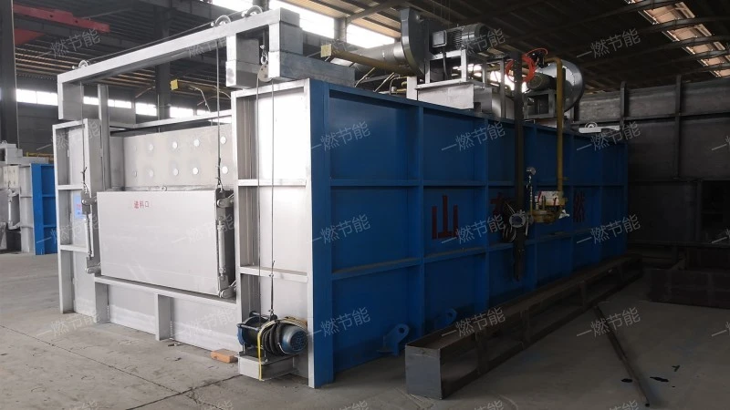 Regenerative gas through furnace