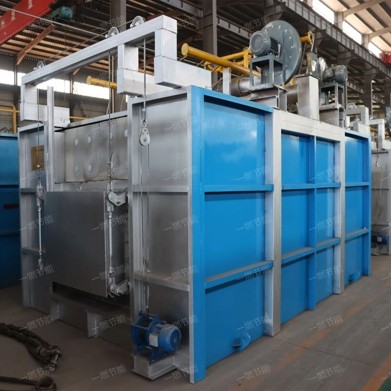 Automatic temperature control through forging furnace
