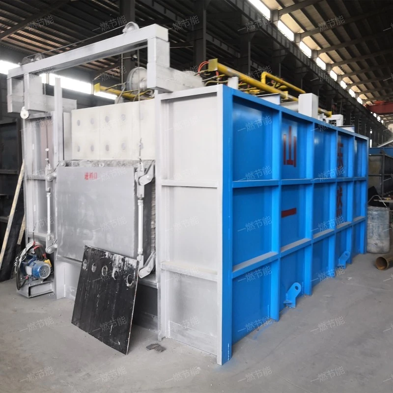 Through type forging heating furnace