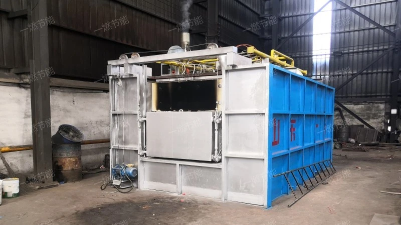 Natural gas regenerative through furnace
