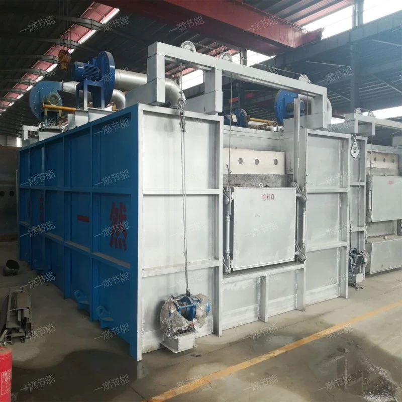 Regenerative gas through furnace