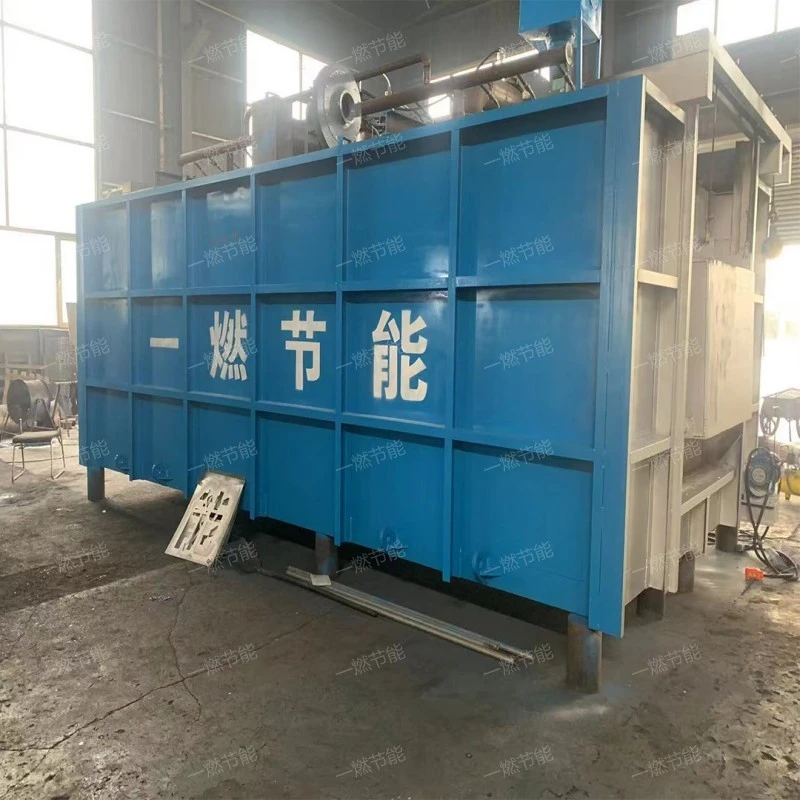 Large scale through forging furnace