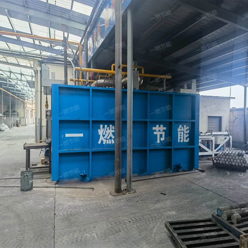 Large scale through forging furnace