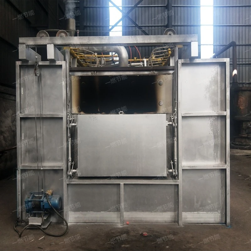 Regenerative gas through furnace