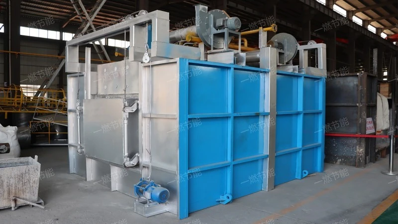 Environmentally friendly through heating furnace