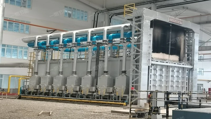 Energy saving and environmentally friendly tubular heating furnace