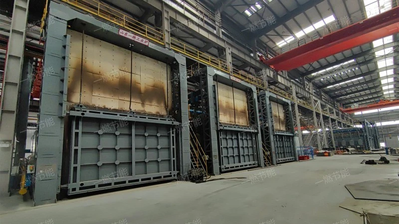 Natural gas thermal storage tubular roaster