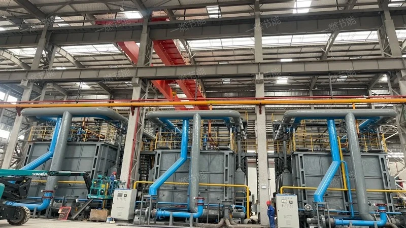 Regenerative burner box furnace