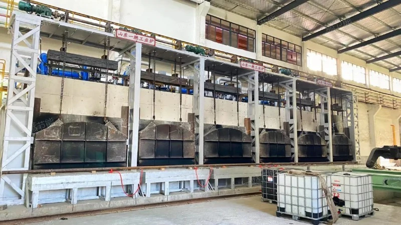Forging furnace box type