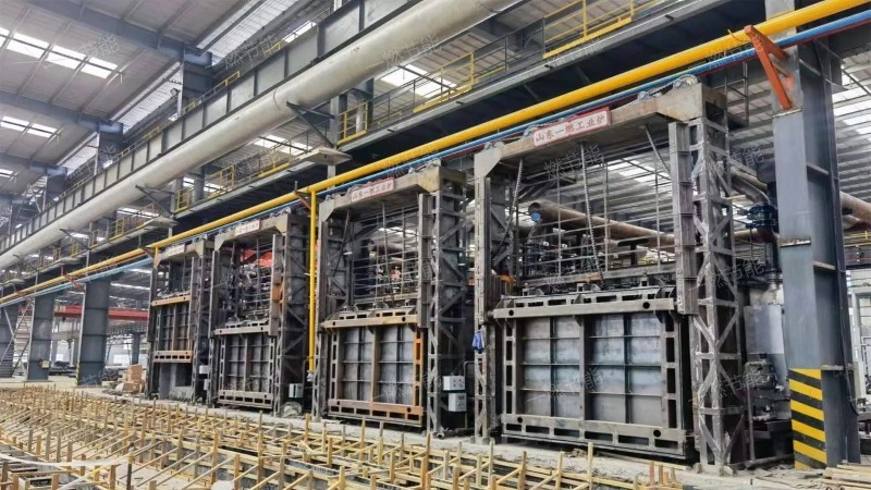 Double chamber mold quenching furnace