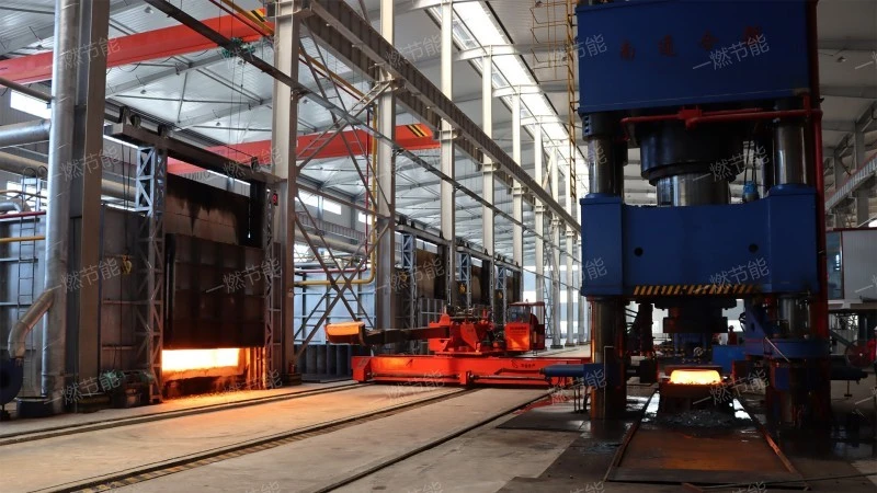 Double chamber vertical heating furnace