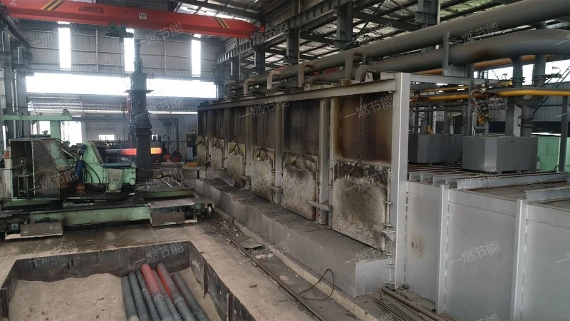Full fiber high-temperature trolley forging heating furnace