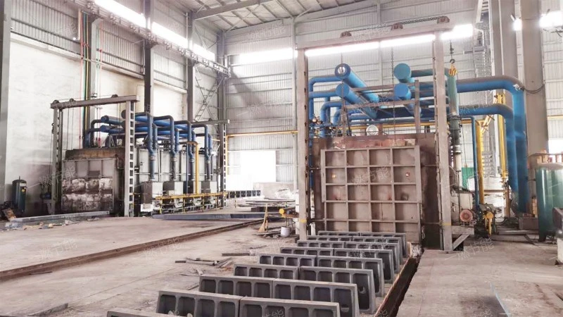 Automatic temperature control stepper industrial furnace
