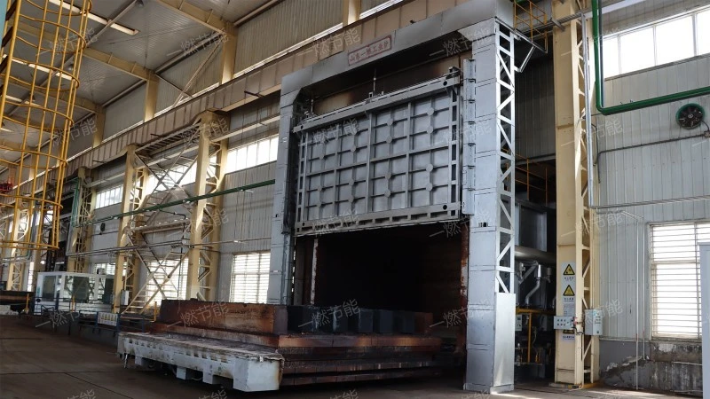 Full fiber high-temperature trolley forging heating furnace
